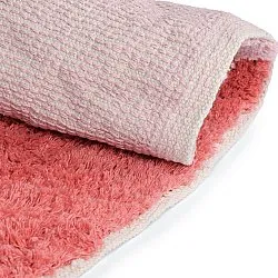 Alfombras de pelo largo - Amira Natural Cotton Shaggy (rosa)