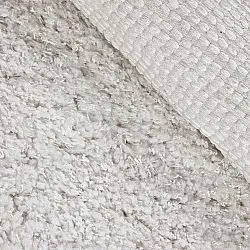 Alfombras redondeadas - Combarro Solid Cotton Shaggy (crema)