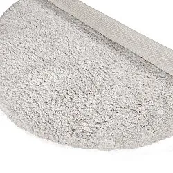 Alfombras redondeadas - Combarro Solid Cotton Shaggy (crema)