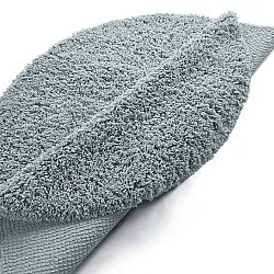 Alfombras redondeadas - Combarro Solid Cotton Shaggy (azul claro)