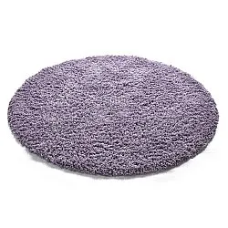 Alfombras redondeadas - Combarro Solid Cotton Shaggy (violeta claro)