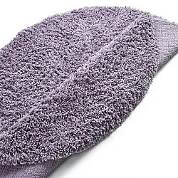 Alfombras redondeadas - Combarro Solid Cotton Shaggy (violeta claro)