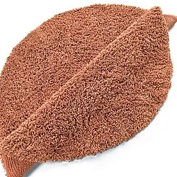Alfombras redondeadas - Combarro Solid Cotton Shaggy (naranja claro)