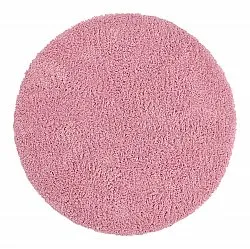 Alfombras redondeadas - Combarro Solid Cotton Shaggy (rosa claro)