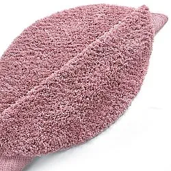 Alfombras redondeadas - Combarro Solid Cotton Shaggy (rosa claro)