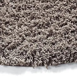 Alfombras redondeadas - Combarro Solid Cotton Shaggy (taupe)
