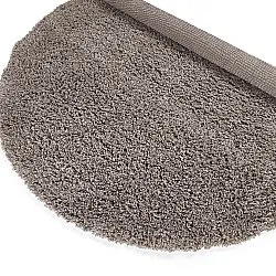 Alfombras redondeadas - Combarro Solid Cotton Shaggy (taupe)