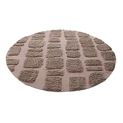 Alfombras redondeadas - Otranto Natural Cotton Shaggy (taupe)