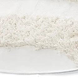 Alfombras redondeadas - Sivota Natural Cotton Shaggy (blanquecino)