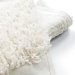Alfombras redondeadas - Sivota Natural Cotton Shaggy (blanquecino)