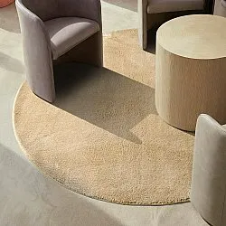 Alfombras redondeadas - Aranga Super Soft Fur (beige oscuro)