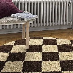 Alfombras redondeadas - Albi (marrón/beige)