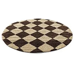 Alfombras redondeadas - Albi (marrón/beige)