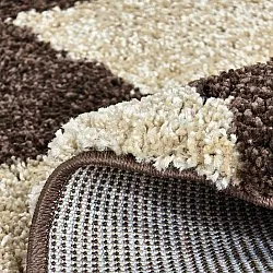 Alfombras redondeadas - Albi (marrón/beige)