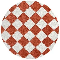 Alfombras redondeadas - Albi (blanco/naranja)