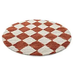 Alfombras redondeadas - Albi (blanco/naranja)