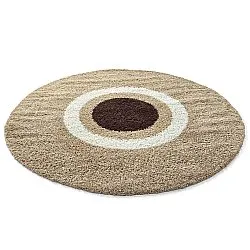 Alfombras redondeadas - Alsace (beige/blanco/marrón)