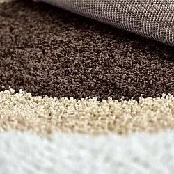 Alfombras redondeadas - Alsace (beige/blanco/marrón)