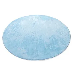 Alfombras redondeadas - Aranga Super Soft Fur (azul claro)