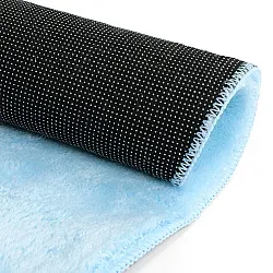Alfombras redondeadas - Aranga Super Soft Fur (azul claro)
