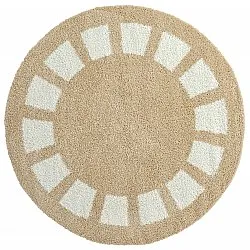 Alfombras redondeadas - Asilah (beige/blanco)