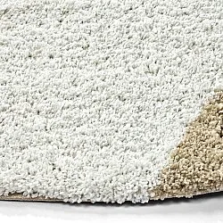 Alfombras redondeadas - Chiniot (marrón/beige/blanco)