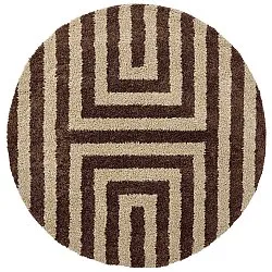 Alfombras redondeadas - Imilchil (beige/marrón)