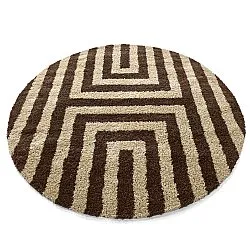Alfombras redondeadas - Imilchil (beige/marrón)