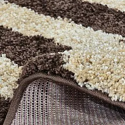 Alfombras redondeadas - Imilchil (beige/marrón)
