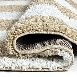 Alfombras redondeadas - Tamri (beige/blanco)