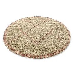 Alfombras redondeadas - Tiznit (beige/rosa)