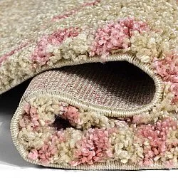 Alfombras redondeadas - Tiznit (beige/rosa)