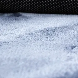 Alfombras redondeadas - Aranga Super Soft Fur (azul acero)