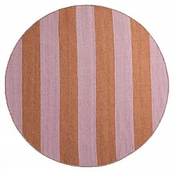 Alfombras redondeadas - Garine (naranja/rosa)