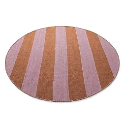 Alfombras redondeadas - Garine (naranja/rosa)
