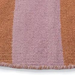 Alfombras redondeadas - Garine (naranja/rosa)