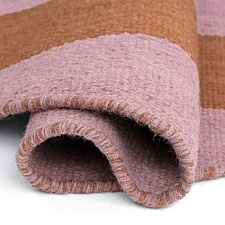 Alfombras redondeadas - Garine (naranja/rosa)