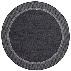 Alfombras redondeadas - Indoor/Outdoor Alta (antracita)
