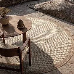 Alfombras redondeadas - Indoor/Outdoor Donora (marrón)