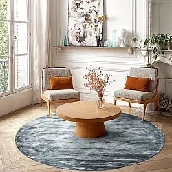 Alfombras redondeadas - Jodhpur Special Luxury Edition (gris/azulado)