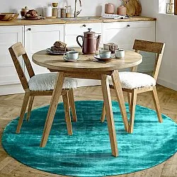 Alfombras redondeadas - Jodhpur Special Luxury Edition (turquesa)