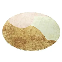 Alfombras redondeadas - Lazio (beige/rosa)