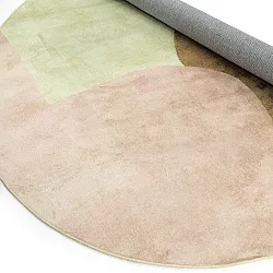 Alfombras redondeadas - Lazio (beige/rosa)