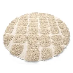 Alfombras redondeadas - Otranto Natural Cotton Shaggy (blanquecino)