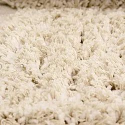 Alfombras redondeadas - Otranto Natural Cotton Shaggy (blanquecino)