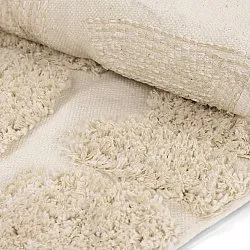Alfombras redondeadas - Otranto Natural Cotton Shaggy (blanquecino)