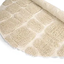 Alfombras redondeadas - Otranto Natural Cotton Shaggy (blanquecino)