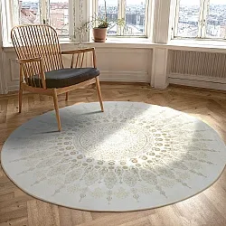 Alfombras redondeadas - Sandrigo (beige)
