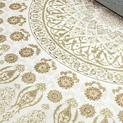 Alfombras redondeadas - Sandrigo (beige)