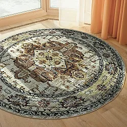 Alfombras redondeadas - Siliana (beige)